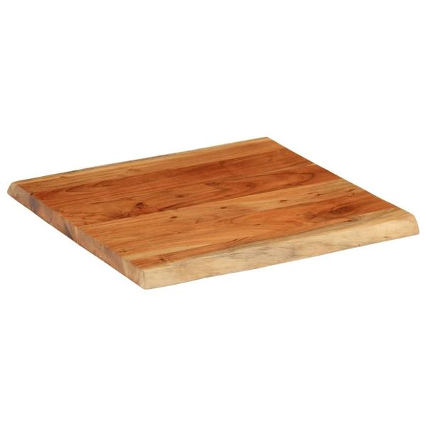 Syfax™ Piano Tavolo 40X40X3,8 Cm Quadrata Massello Acacia Bordi Vivi-image