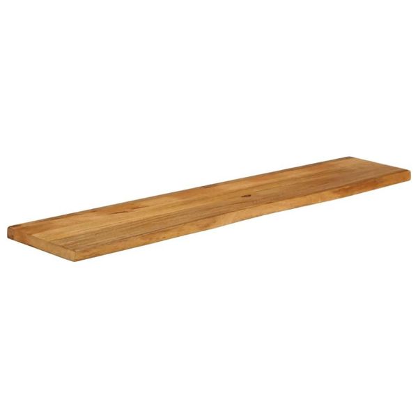 Syfax™ Piano Tavolo Bordi Vivi 160X20X3,8Cm In Legno Massello Di Mango-image