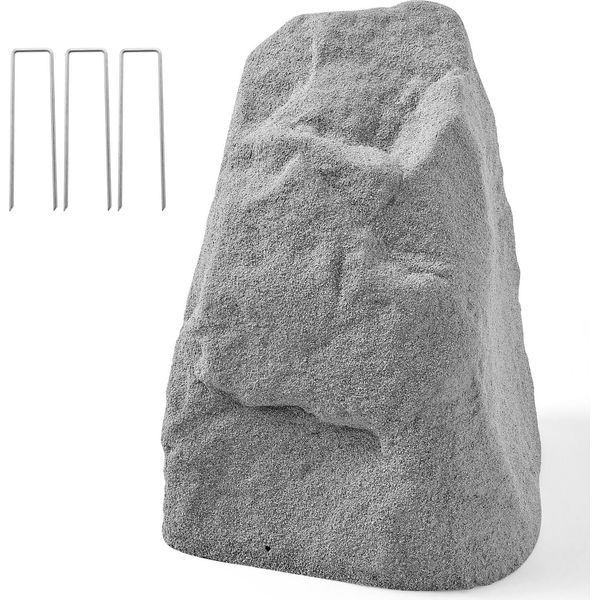 Vevor Cover Rock, Copertura In Pietra Artificiale Per Uso Esterno, Aspetto Realistico E Design Senza Soluzione Di Continuità, Roccia Artificiale Leggera E Resistente Agli Agenti Atmosferici Per La Decorazione Di Giardini E Cortili, Grigio, Taglia M-image