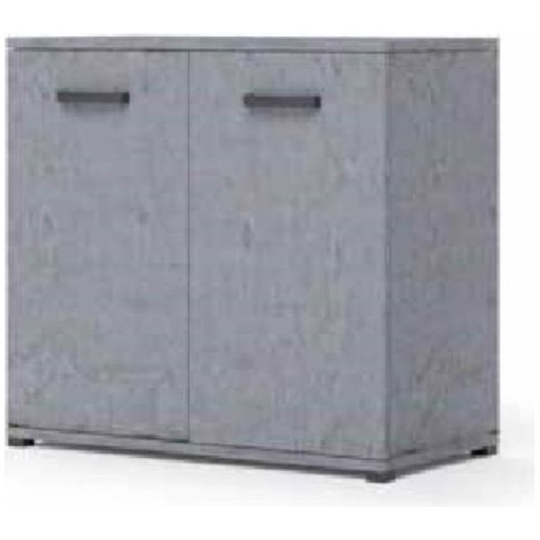 Mobile Multiuso 90X45X80 Ingresso E Ufficio Mini Viareggio Colore Cemento-image