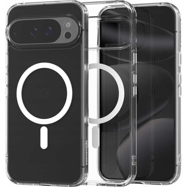 Spacecase Custodia Magnetica Clear Mag Per Google Pixel 10 Pro Xl Trasparente-image