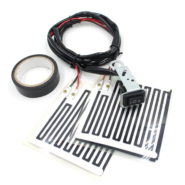 Manopole Riscaldate Elettriche Per Moto – Manopole Riscaldate A 12 V Con Regolazione Della Temperatura, Cuscinetti Riscaldanti Per Manopole Con Interruttore, Temperatura Regolabile Per Moto-image