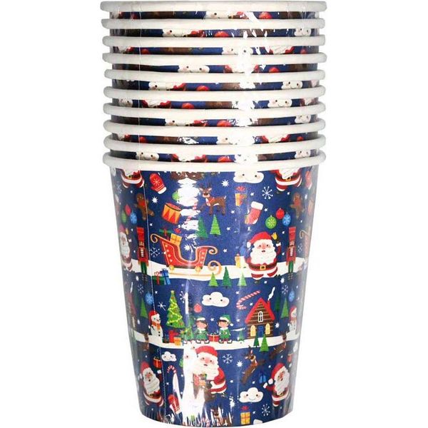 Wins Holland Bicchieri Di Carta Natale - 10 Pezzi-image