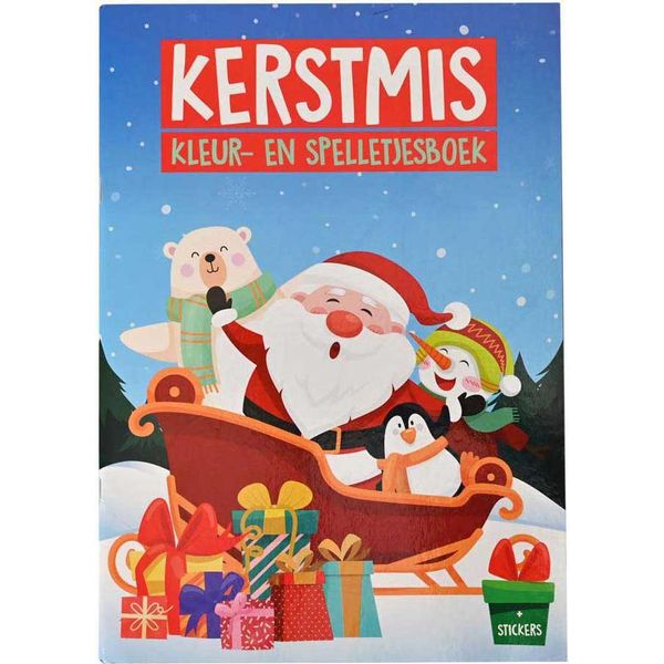 Wins Holland Libro Da Colorare E Giochi A4 Natale-image