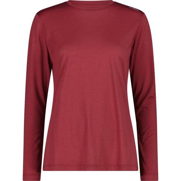 Cmp Kildar Unlimitech Damen Langarm Shirt Mit Performance Merino Pink 36-image
