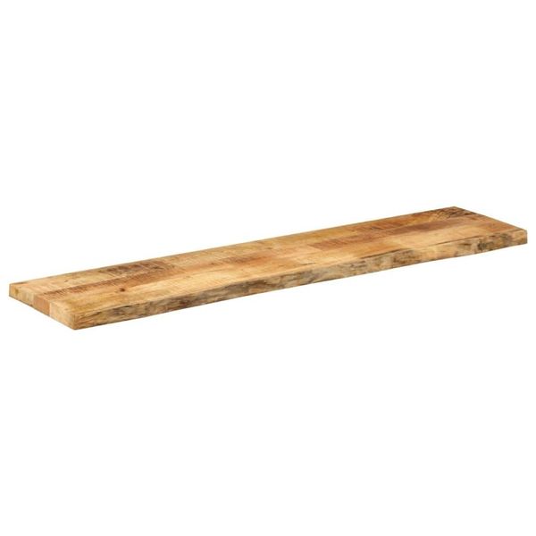 Syfax™ Piano Tavolo 160X40X2,5 Cm Bordi Vivi Legno Di Mango Grezzo-image