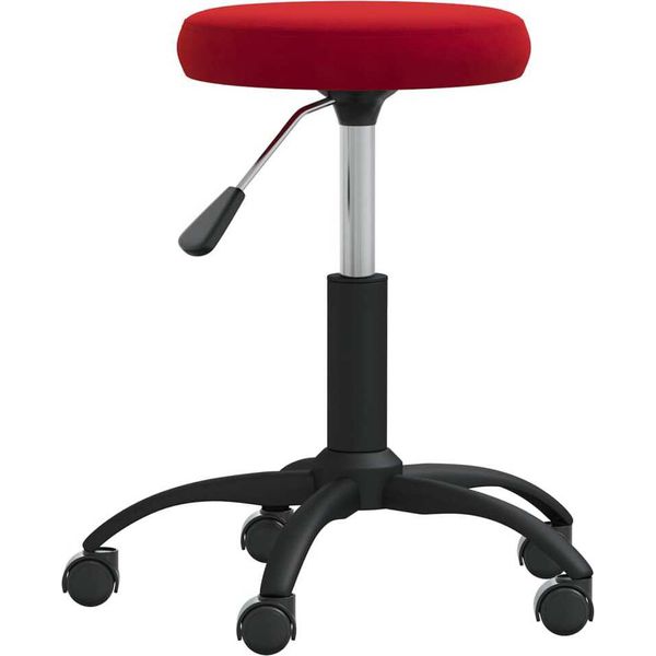 Syfax™ Sedia Da Pranzo Rosso Vino In Velluto-image