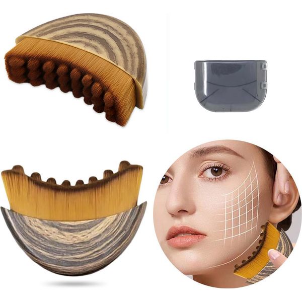 Inf Spazzola Contorno Linfatico - Spazzola Viso Con Copertura Per Massaggio-image