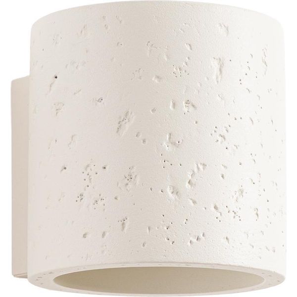 Lampada Da Parete Orbis Cemento Beige 1Xg9 8W Calcestruzzo 10X12X10Cm Sollux Lighting-image