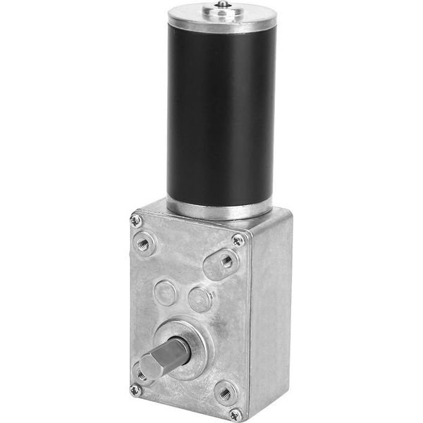 Riduzione Della Velocità Del Motore Elettrico Del Riduttore Reversibile Del Motore A Vite Senza Fine Dell'albero Di 8Mm 24V (80RPM)-image