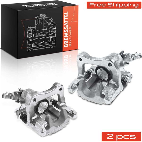 Frankberg 2X Pinza Freno Posteriore Sinistra Destra Per Vw Golf V 5 1K Audi A3 8P Skoda Seat-image