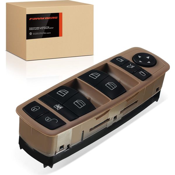 Frankberg 1X Interruttore Regolatore Finestrino Lato Guida Per Mercedes-Benz Classe A W169 Classe B W245-image