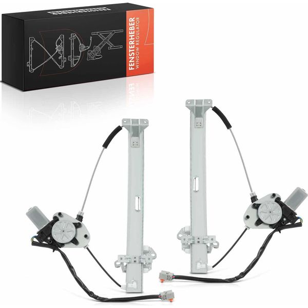 Frankberg 2X Regolatore Finestra Anteriore Sinistra Destra Per Honda Jazz 2 Gd Ge Hatchback-image