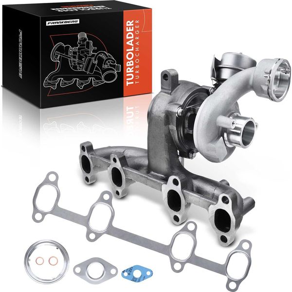 Frankberg 1X Turbocompressore Collettore Di Scarico Per Vw Multivan V Transporter V Bus V Box V Piattaforma/Telaio-image