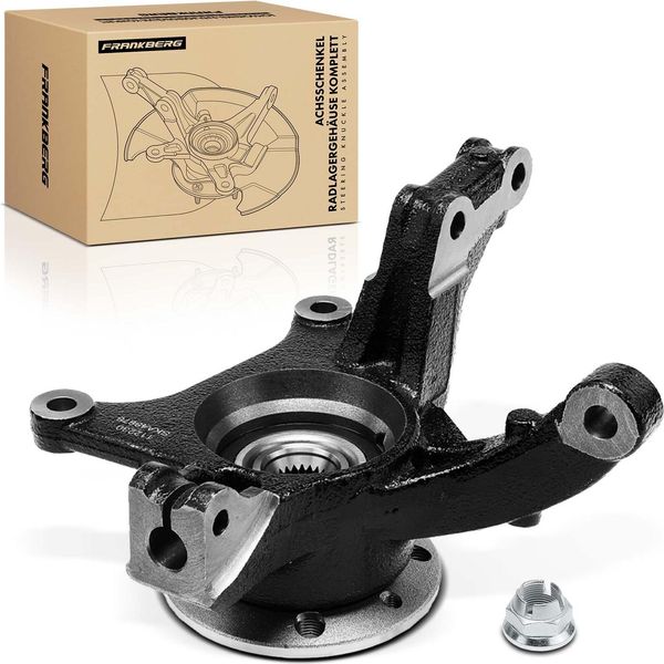 Frankberg 1X Scatola Cuscinetto Ruota Snodo Sterzo Completo Asse Anteriore Destro Per Renault Captur I H5 J5-image