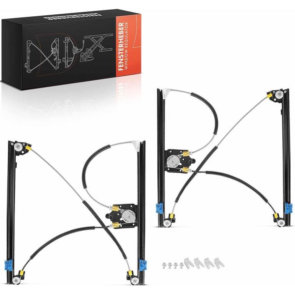 Frankberg 2X Regolatore Finestrino Anteriore Sinistro Destro Per Renault Espace Iv JK0/1 Mpv-image