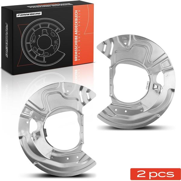Frankberg 2X Piastra Di Ancoraggio Disco Freno Asse Anteriore Entrambi I Lati Per Bmw E70 M50D F15 F85 Sdrive25D E71 E72-image