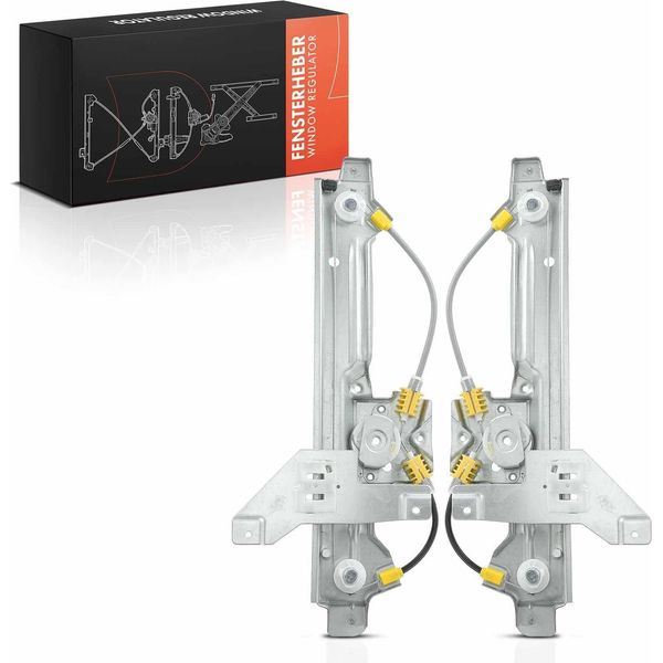 Frankberg 2X Regolatore Finestrino Posteriore Sinistro Destro Per Peugeot 2008 208 I Ca Cu Van-image