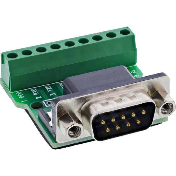 Inline® Morsettiera Con Spina D-Sub 9, Morsetto A Vite, Fusibile A Vite-image