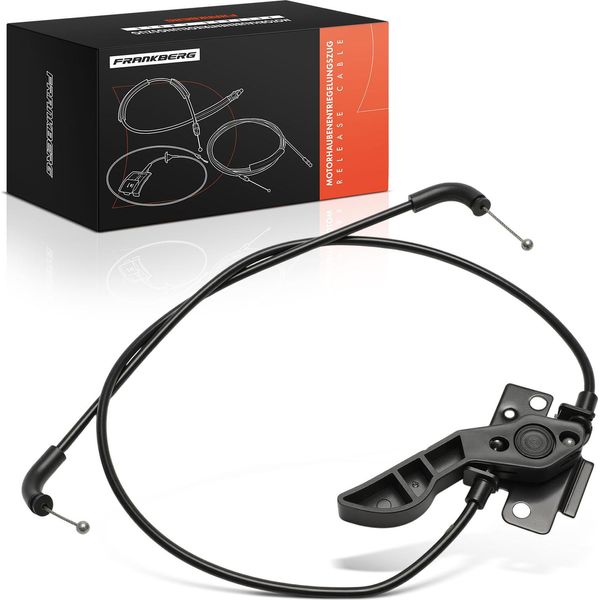 Frankberg 1X Cavo Cofano Motore Cavo Cofano Anteriore Per Bmw Serie 5 F10 F07 F11 6 F06 F12 F13 Serie 7 F01-image