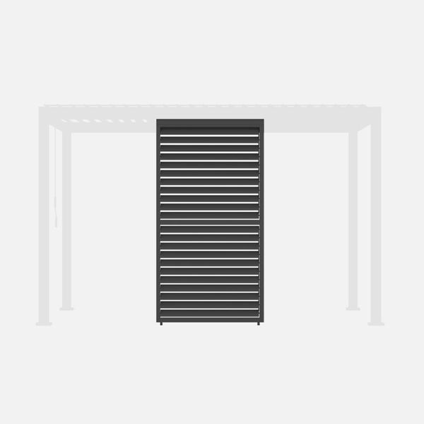 Persiana Con Lamelle Orientabili 130Cm Triomphe, Antracite-image