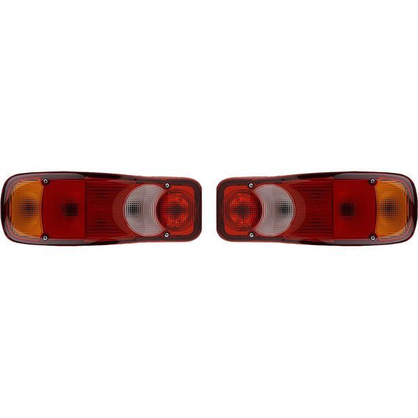 Johns, Set Luci Posteriori Sinistra E Destra Adatte Per Peugeot Boxer Iii + Connettore Lampada A 6 Pin-image