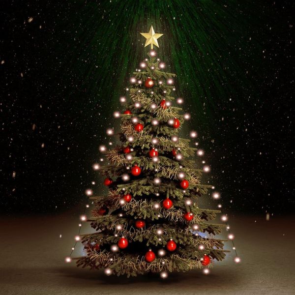 Maison Exclusive - Catena Luminosa Per Albero Di Natale Con 210 Led 210 Cm-image