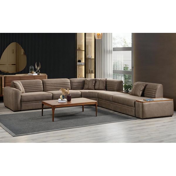 Esclusivo Divano Angolare Set Di Divani Di Design Divano Moderno A Forma Di L-image