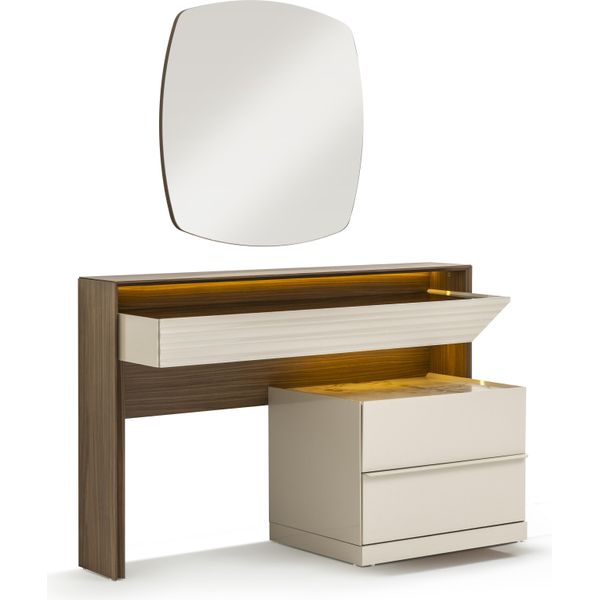 Tavolo Da Trucco Con Specchio – Stile Moderno Ed Elegante Per La Tua Camera Da Letto-image