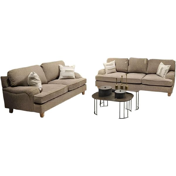 Set Moderno Per Soggiorno Composto Da Divano A 3 Posti E Divano A 2 Posti Per Il Massimo Comfort-image