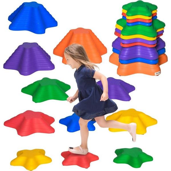 Fortuna Lai Giocattoli Impilabili, Pietre Di Fiume, Pietre Di Equilibrio Per Bambini, Pietre Da Calpestare, Fino A 80 Kg, Antiscivolo-image
