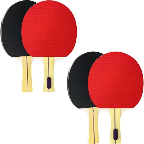 Fortuna Lai Set Da Ping Pong Con 4 Racchette, 8 Palline E Borsa Per Il Trasporto Per Interni Ed Esterni-image