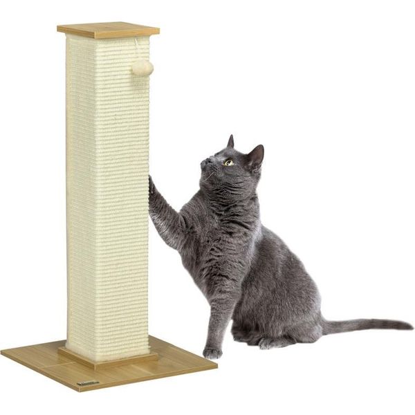 Tiragraffi Fortuna Lai Con Giocattoli Inclusi, 38 Cm X 38 Cm X 80 Cm, Beige + Naturale-image