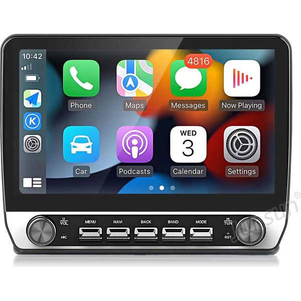 Autoradio Android 15 Da 10,1 Pollici 2+64 Gb Per Smart Forfour Fortwo 453 2015-2019 Wireless Carplay Android Auto Wifi Gps Navi Rds Dsp Dab+ Bt Con Manopola-image