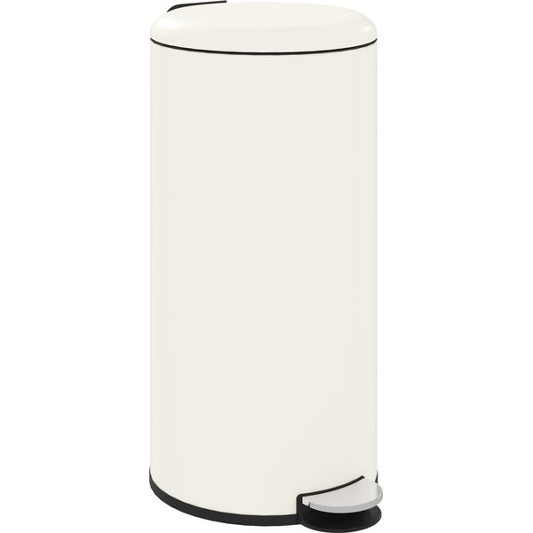 Fortuna Lai Cestino Della Spazzatura 30L Cestino Con Pedale Cestino Per Cosmetici Cestino Della Spazzatura Con Coperchio E Pedale, Contenitore Per Rifiuti Con Secchio Interno, Per Soggiorno, Ufficio, Metallo, 36 X 30 X 63,5 Cm-image