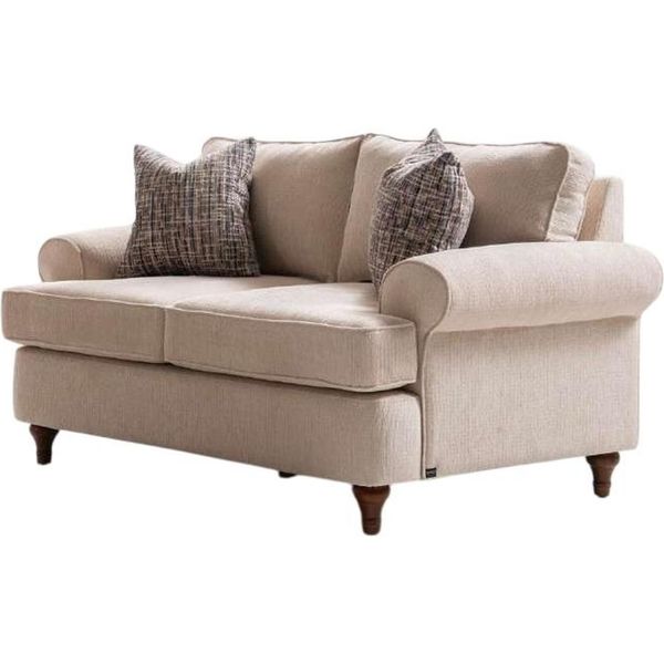 : Divano A 2 Posti Beige – Moderno E Confortevole Per La Tua Casa-image