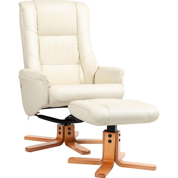 Poltrona Relax Fortuna Lai Con Poggiapiedi, Poltrona Tv Con Funzione Reclinabile, Funzione Dondolo, Poltrona Tv Con Schienale Alto, Per Soggiorno, Camera Da Letto-image