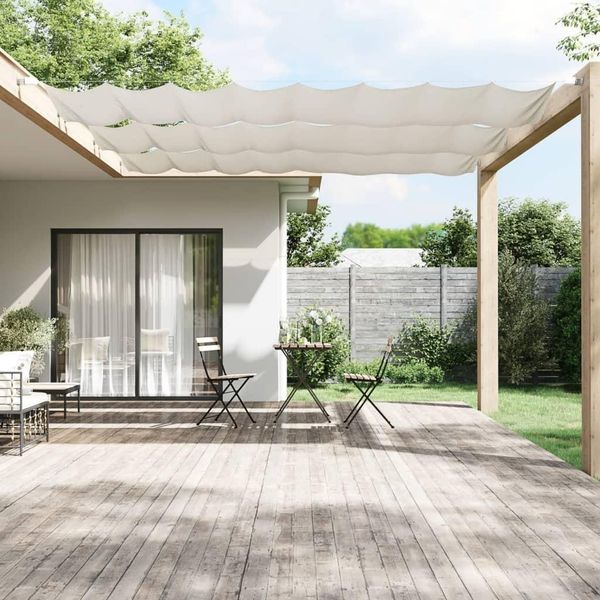 Maison Exclusive - Tenda Da Sole Verticale Bianca 100X1000 Cm Tessuto Oxford-image