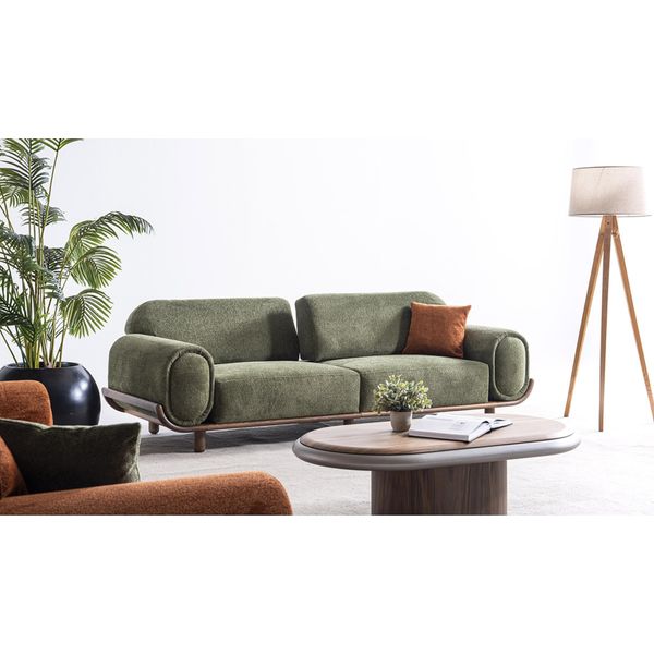 Set Divani Moderni Per Soggiorno Divani Imbottiti Di Design 2X 3 Posti-image