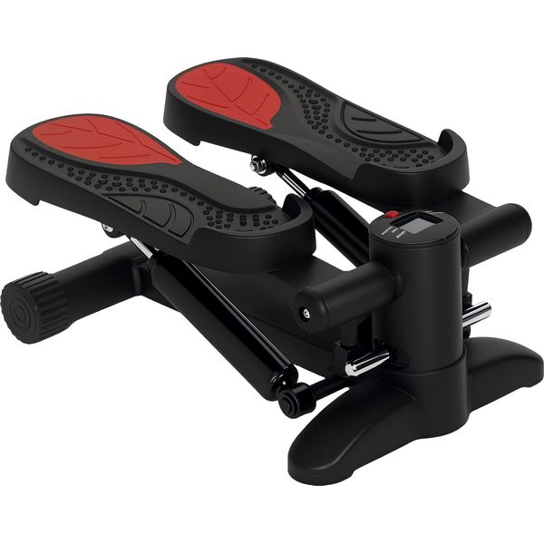 Fortuna Lai Mini Stepper Per Uso Domestico Stepper Con Display Lcd, Stepper Fitness Fino A 100 Kg Per L'allenamento Delle Gambe, Esercizi Fitness Per L'ufficio Domestico, Nero-image