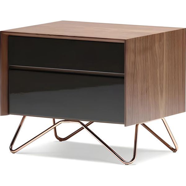 Comodino In Legno: Funzionalità Ed Eleganza Per La Tua Camera Da Letto.-image