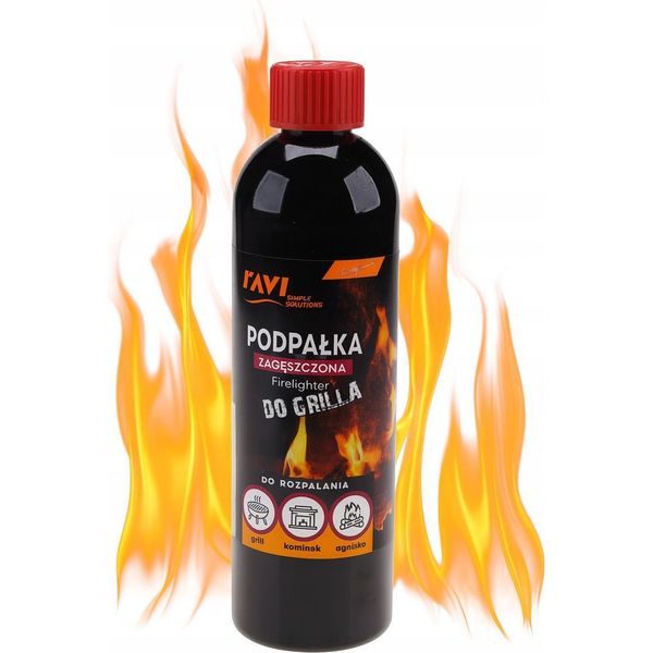 Accendifuoco Concentrato 0,5 L - Per Barbecue, Caminetti E Stufe-image