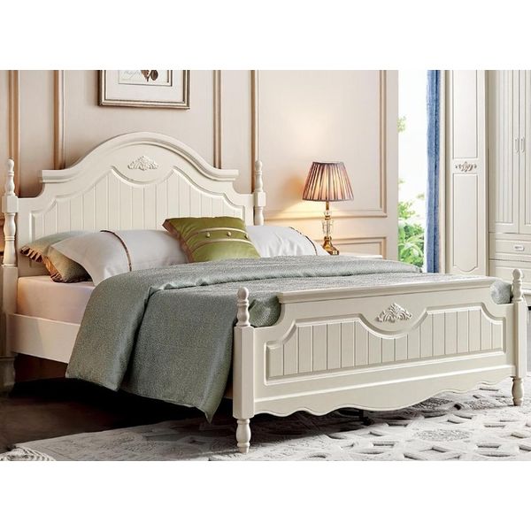 Letto Matrimoniale Comfort Bianco Letto Matrimoniale Letto Singolo Letto Comfort 140X200 Cm-image