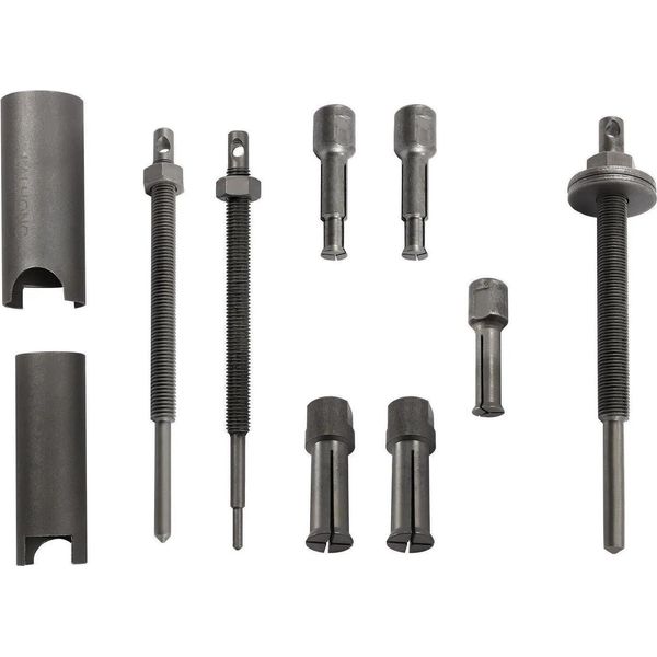 Set Di Estrattori Per Cuscinetti Di Motociclette - Estrattori Per Cuscinetti Interni Delle Ruote E Boccole - Per Metallo - Ghisa Grezza - Nero-image