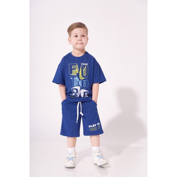 Bonito | Set Composto Da Maglietta E Pantaloncini Per Bambino - Taglia 116 - 100% Cotone - Comodo Ed Elegante-image