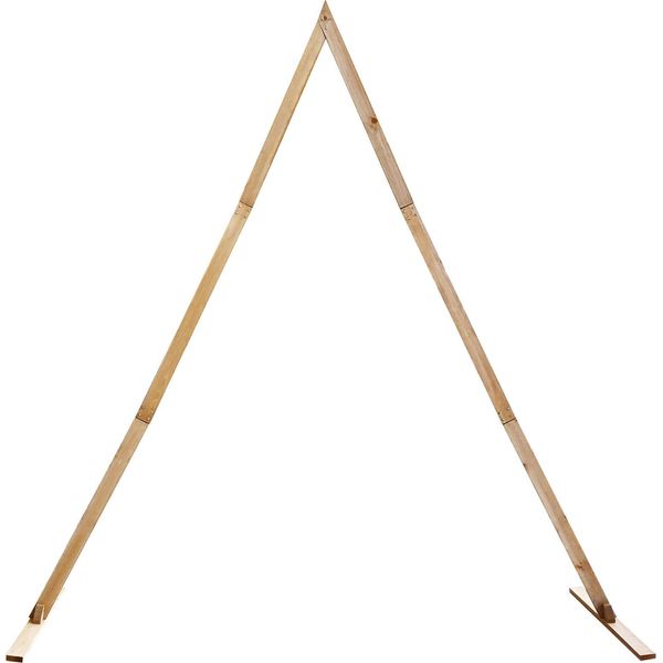 Vidaxl Arco Nuziale Marrone Chiaro 202 X 95 X 254 Cm Legno Massello Di Pino-image