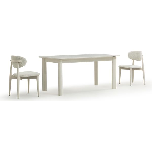Set Da Pranzo 5 Pezzi – Tavolo Da Pranzo E 4 Sedie In Stile Moderno-image