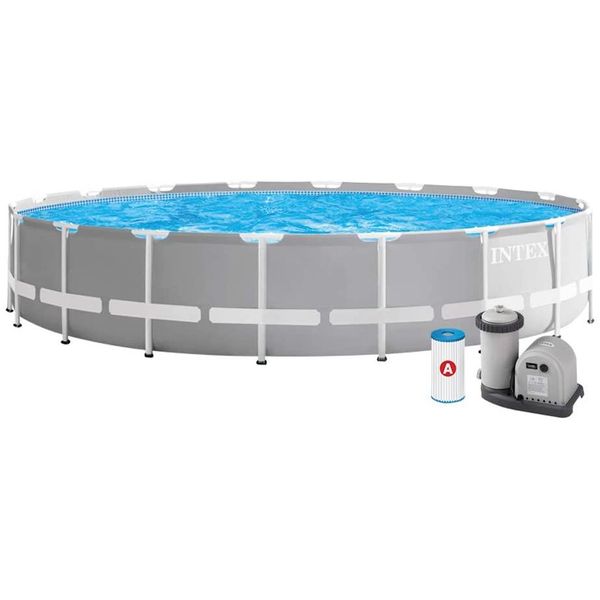 Intex 26732 Ex 26752 Prism Frame Piscina Fuori Terra Rotonda 549X122 Cm-image