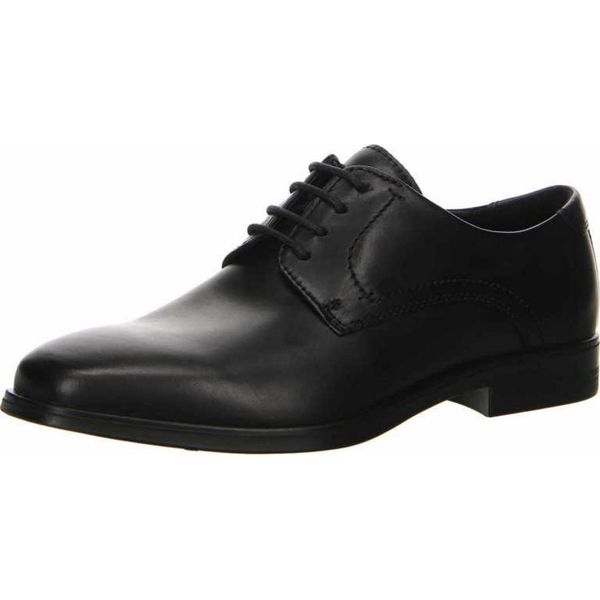 Ecco Melbourne Scarpe Da Uomo - Scarpe Basse Eleganti - Scarpe Stringate Nere Nuovo-image