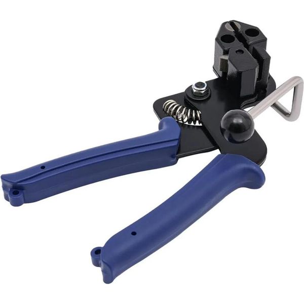 Pinza Per Fascette - Utensile Di Serraggio E Taglio - Design A Molla - Per Fascette In Acciaio Inossidabile - Incl. 100 Fascette-image